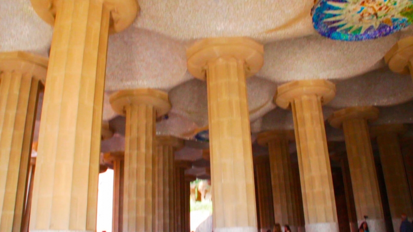 La Sala delle 100 colonne del Park Güell