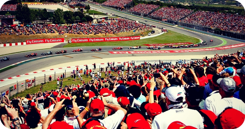 Aficionados en Montmeló