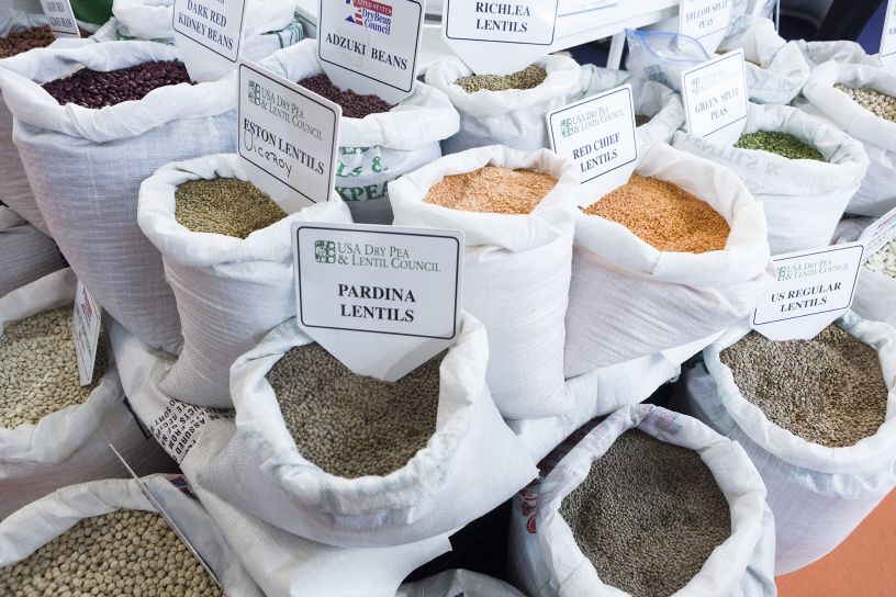 Lentils at the Multiple Foods Section