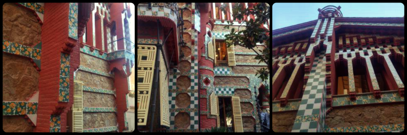 Exterior walls of Casa Vicens