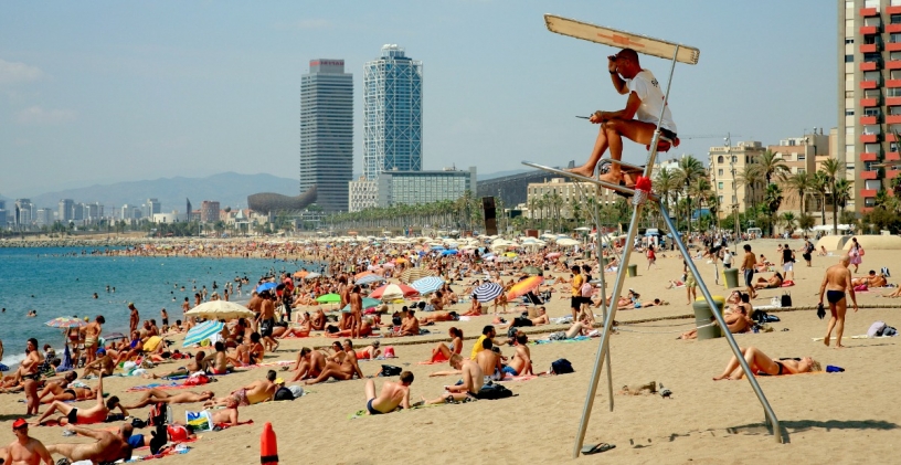 Plaża w Barcelonie, Sant Sebastià