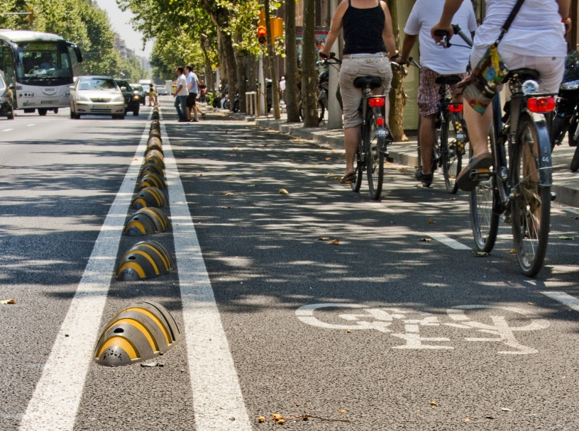 carril bici ciclistas barcelona