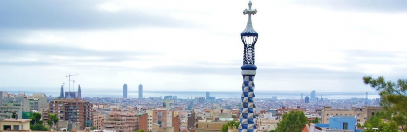 Utsikt från Parque  Güell