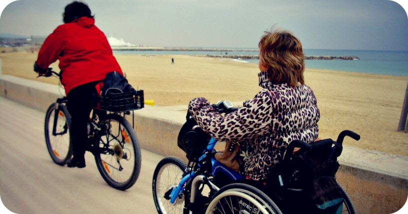 Bicicleta adaptada en Barcelona