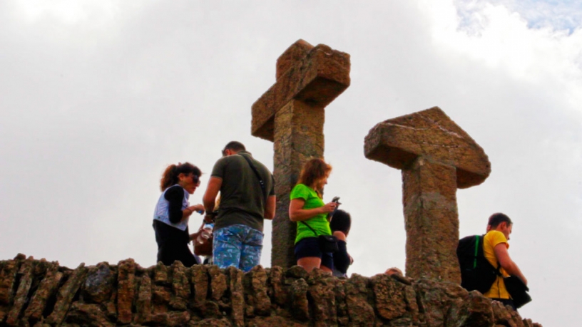 Męka Chrustusa w Park Güell