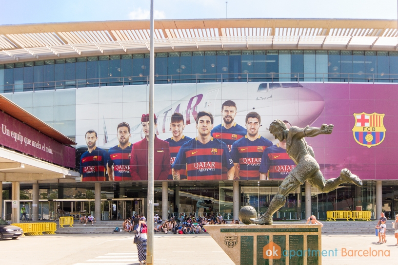 El majestuoso Camp Nou Barcelona