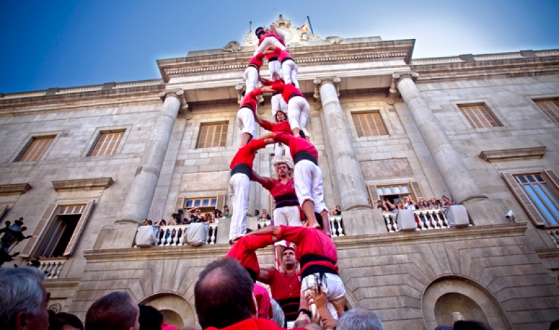 castellers torri umane tradizione catalunya barcellona