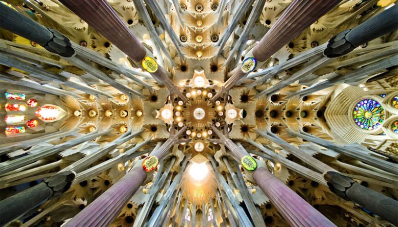 Plafond Sagrada Familia