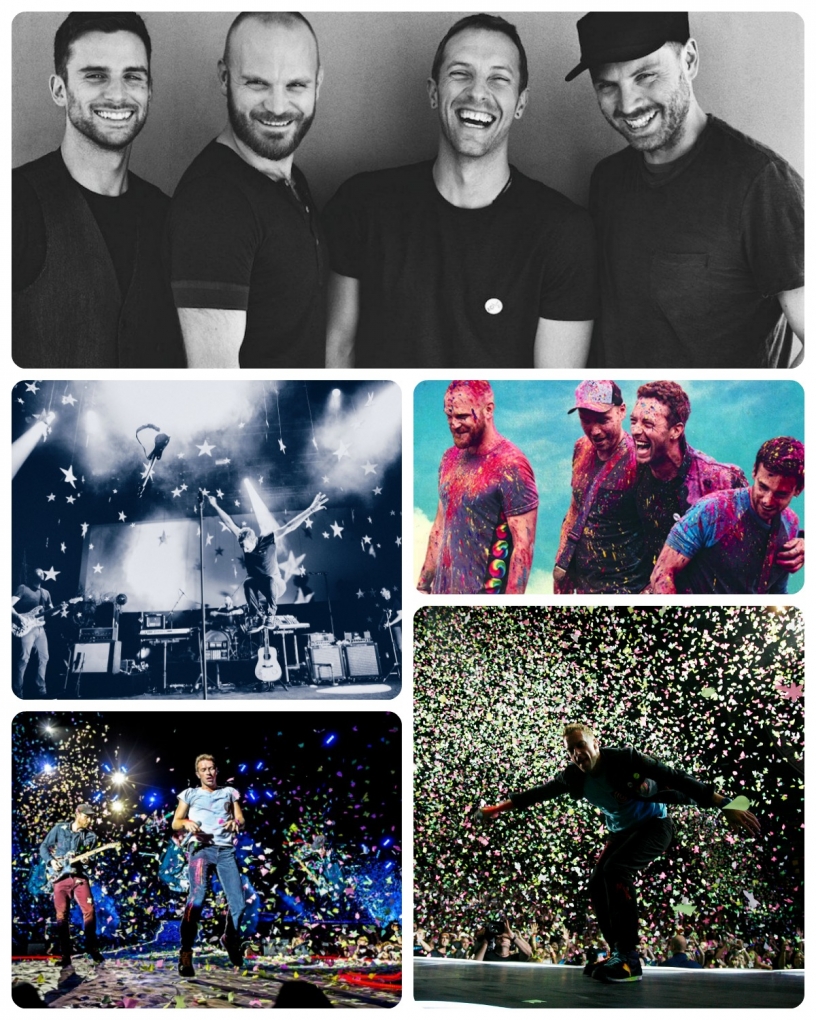 Живой концерт Coldplay в Барселоне