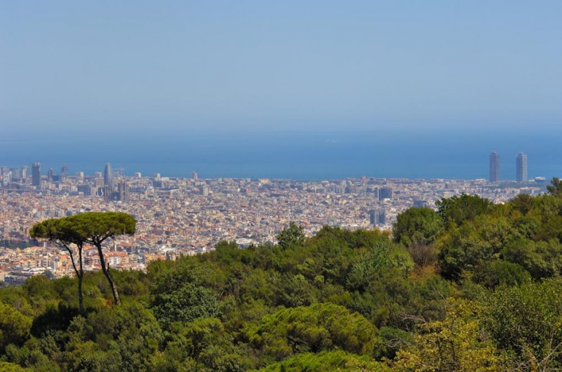 Vista dal Parco di Collserola