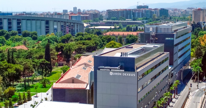 A view of Dexeus Women's Health Clinic  in Barcelona