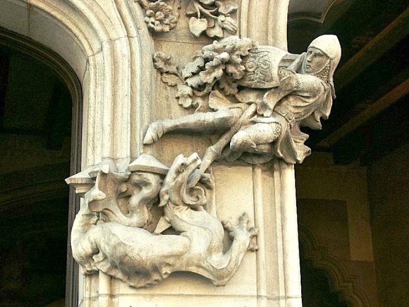 Dragon on Casa Amatller, Barcelona