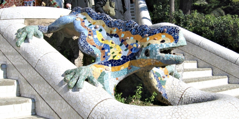  Smok w Parc Güell, Barcelona