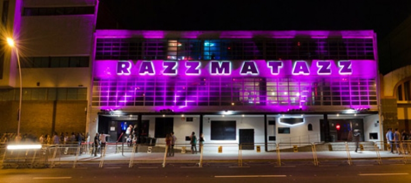 Razzmatazz's entrance in Barcelona