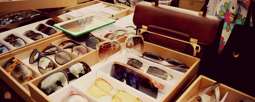 Vintage sunglasses in Barcelona