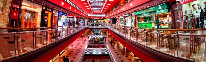  vista panoramica del Centro comercial Glòries