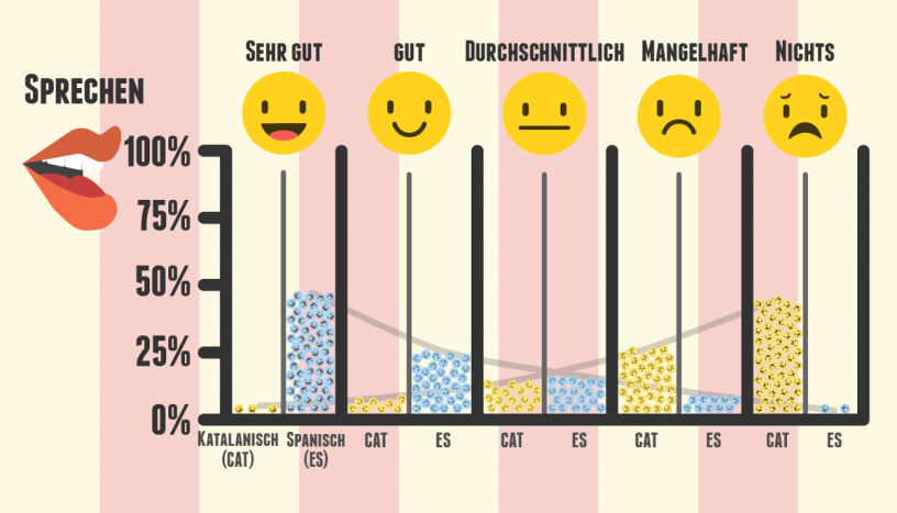 Sprachniveau Spanisch und Katalanisch