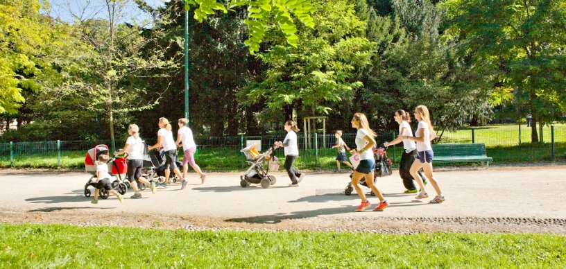 Jogging tra mamme Barcellona