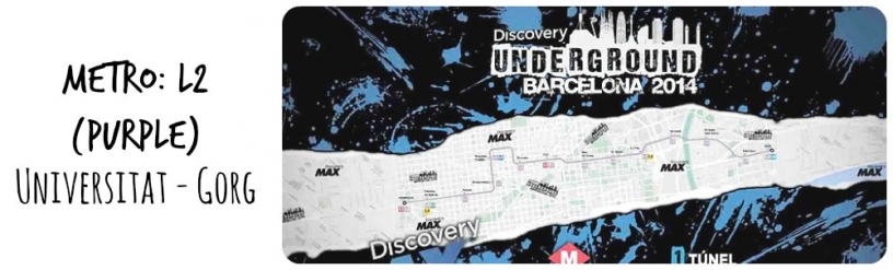 Recorrido Underground Discovery Barcelona
