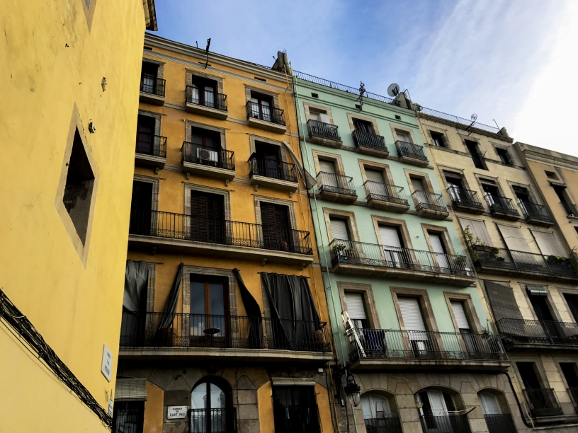 Modernist façade Barcelona 