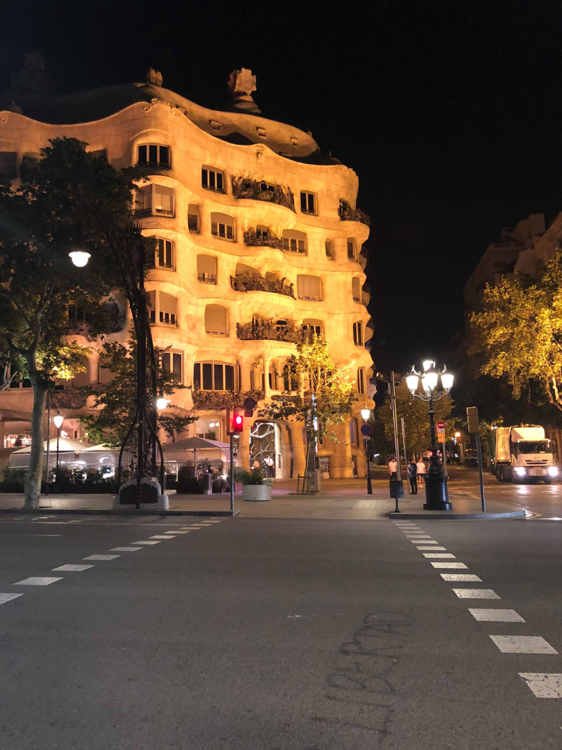 Night La Pedrera