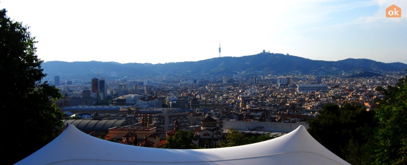 Vistas desde la Fundación MIró