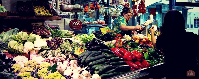 Mercado de Santa Caterina Verduras