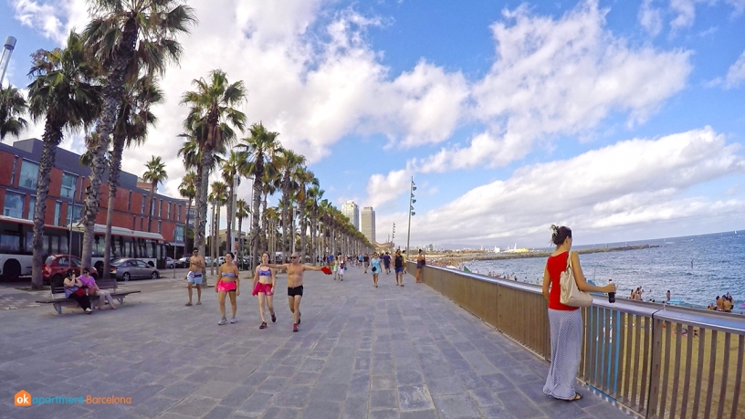 Sea front promenade