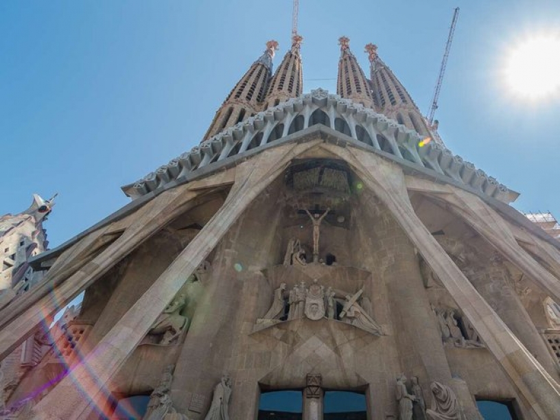 Exterior de la Sagrada Familia: Fachada de la Pasión