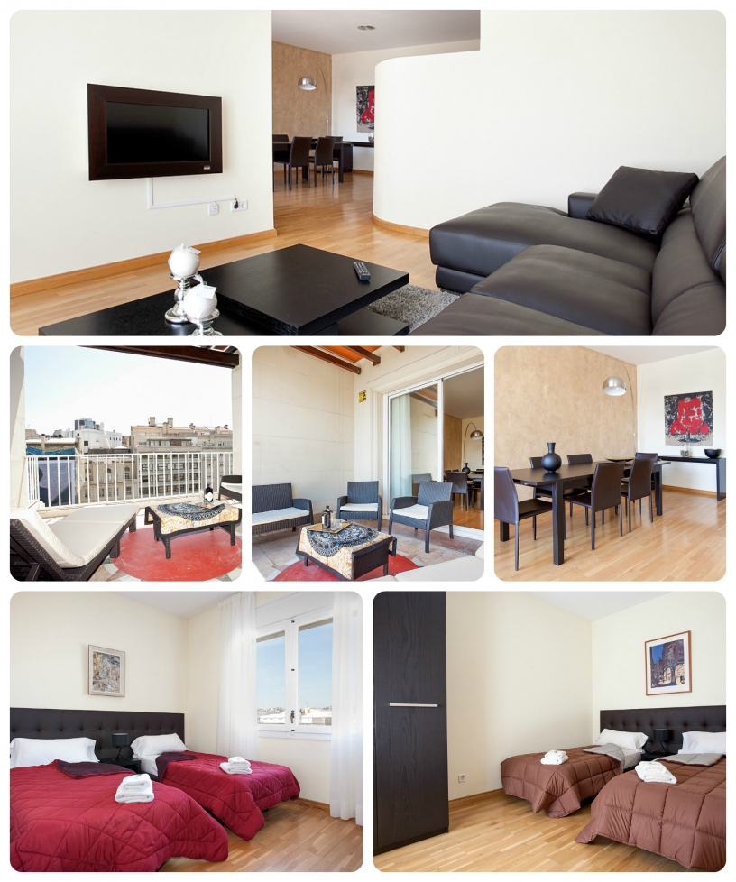 Elegancki apartament z krytym tarasem.