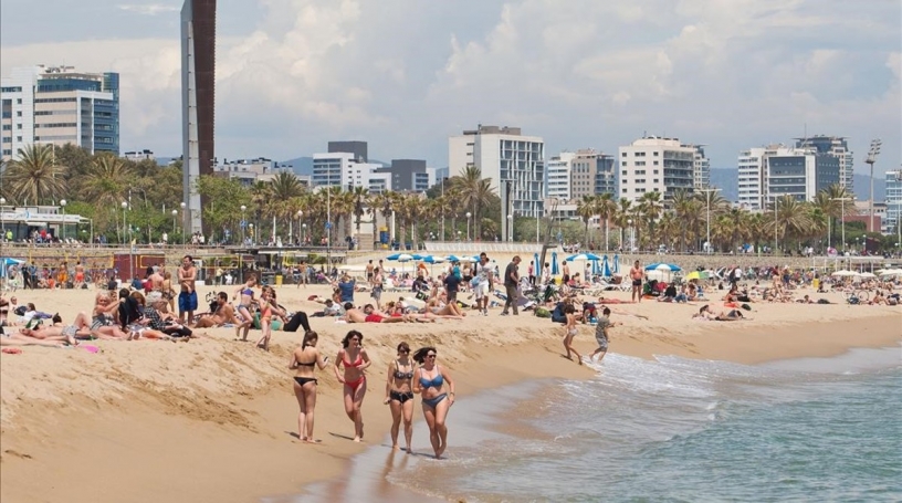 Beach in PobleNou