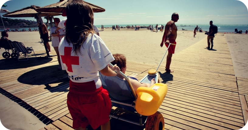 Пляжи с доступом для инвалидов в Барселоне