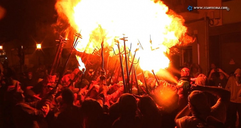 Fire at the Correfocs