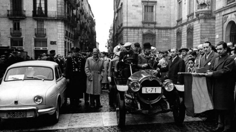 Rally des voitures antiques en 1959