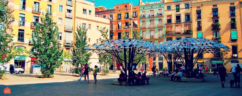 Escultura en el Raval, Barcelona