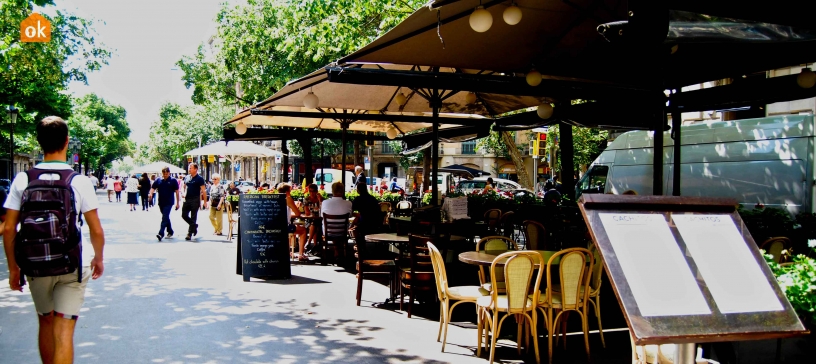 Restaurantes en la Rambla