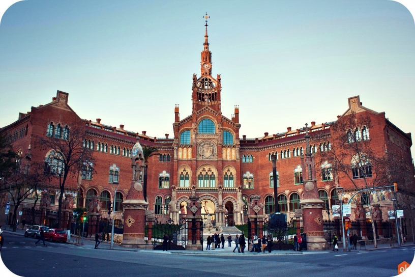  Sant Pau Sjukhuset i Barcelona