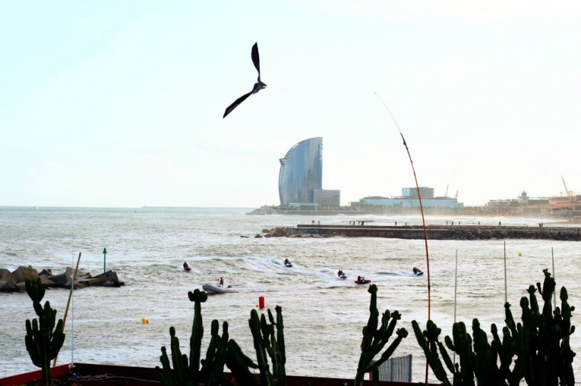 La jetée de la Barceloneta