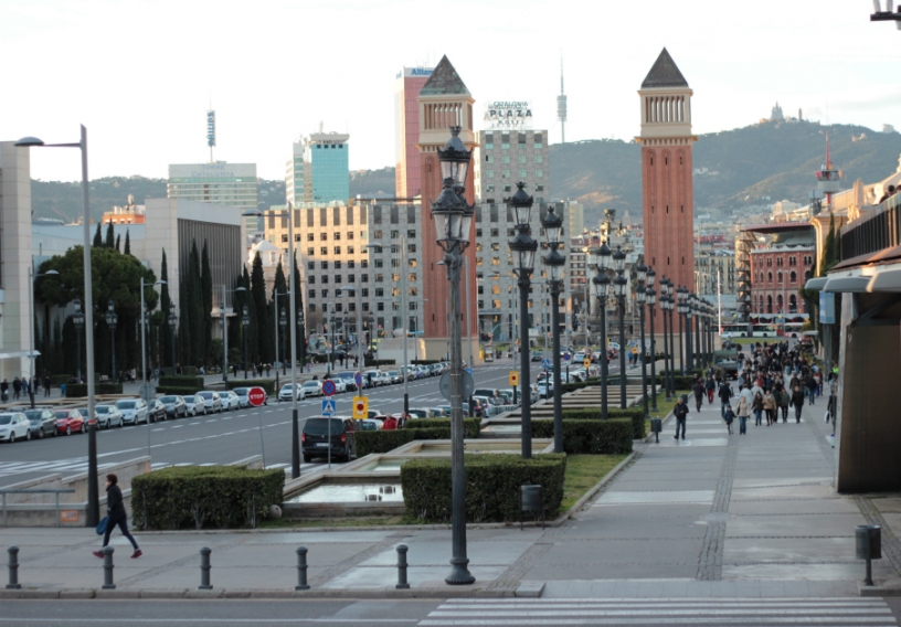 Walk to Montjuïc Barcelona