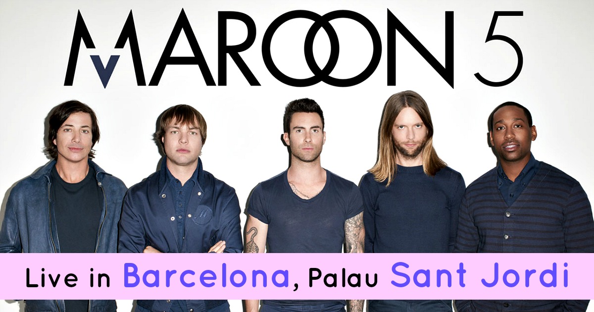 Maroon 5 live in Barcelona