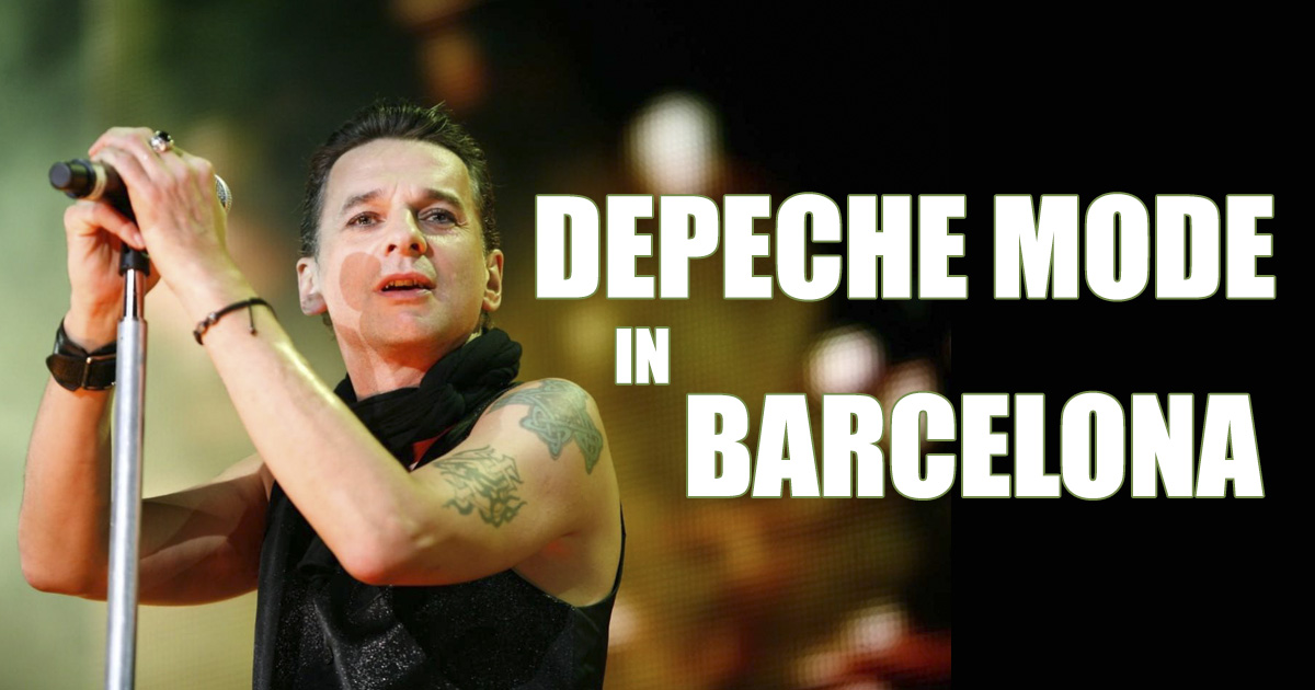 Depeche Mode en concert à Barcelone