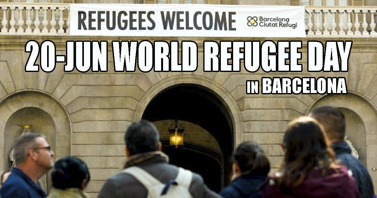 Barcelona con el Día de los Refugiados