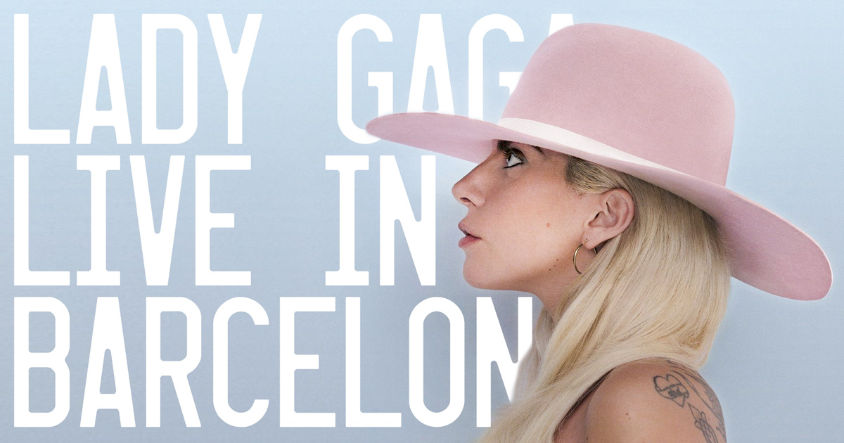 Lady Gaga en concert à Barcelone
