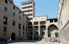 La Plaza del Rey, en Barcelona