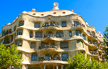 Casa Milà eller La Pedrera-Stenbrott