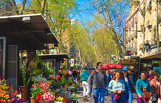 Las Ramblas de Barcelona