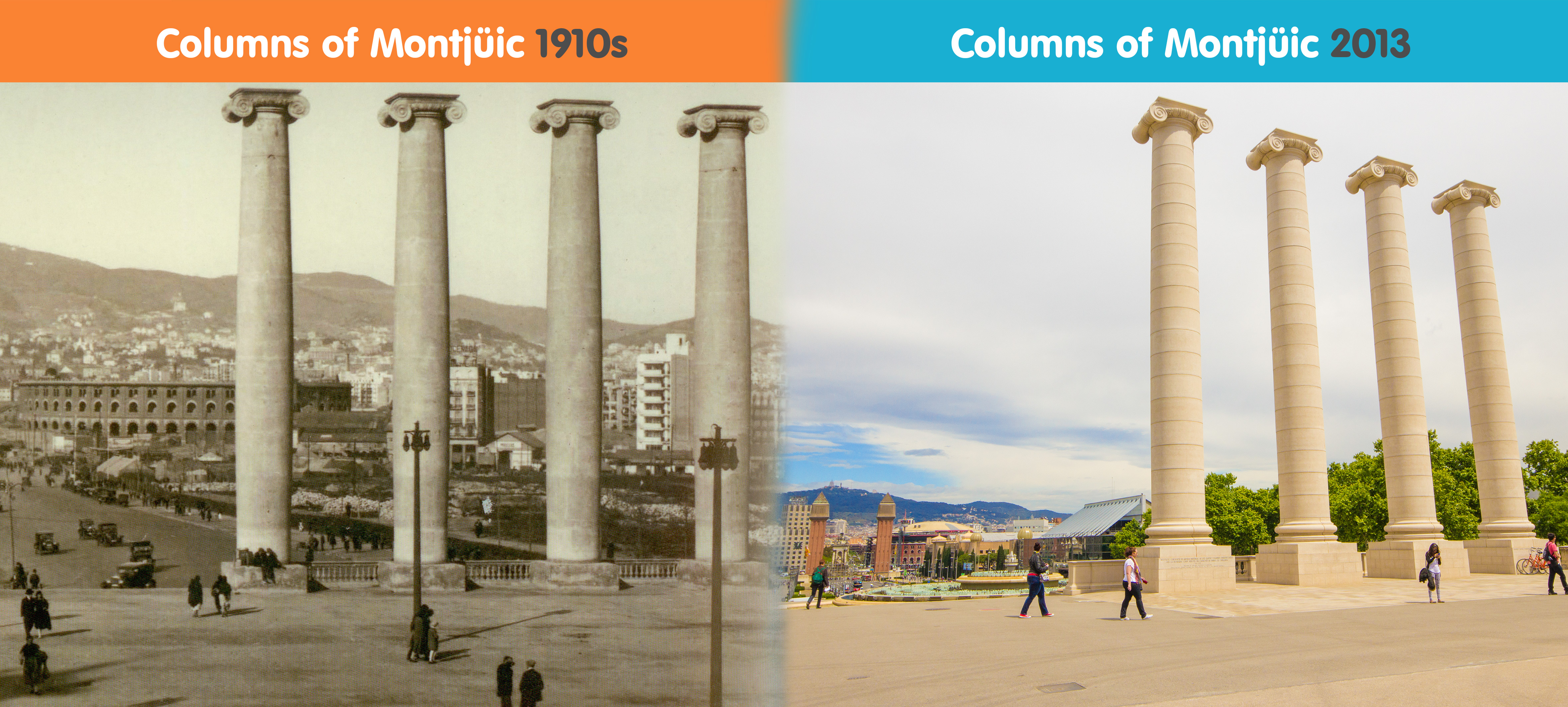 The Columns of Montjuic