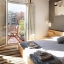 Double bed and Balcony