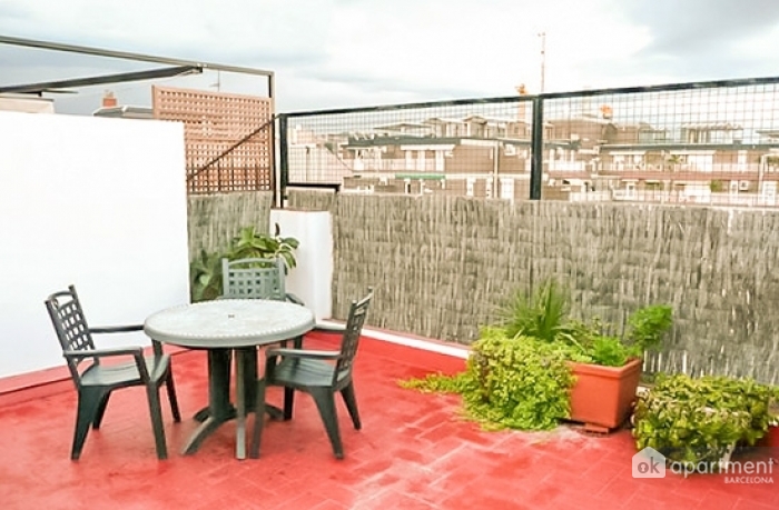 Muebles de la terraza