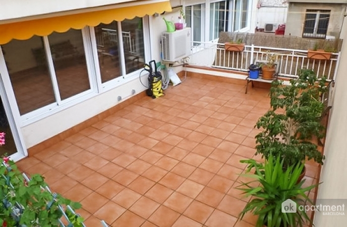 Vista sencera de la terrassa